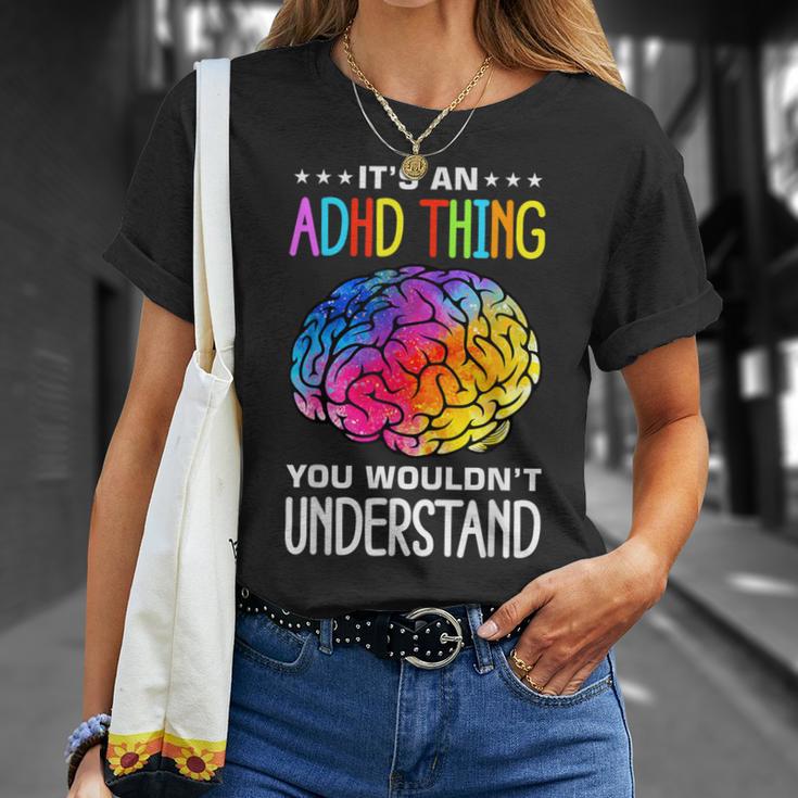 Adhd Humour And Awareness T-Shirt Geschenke für Sie