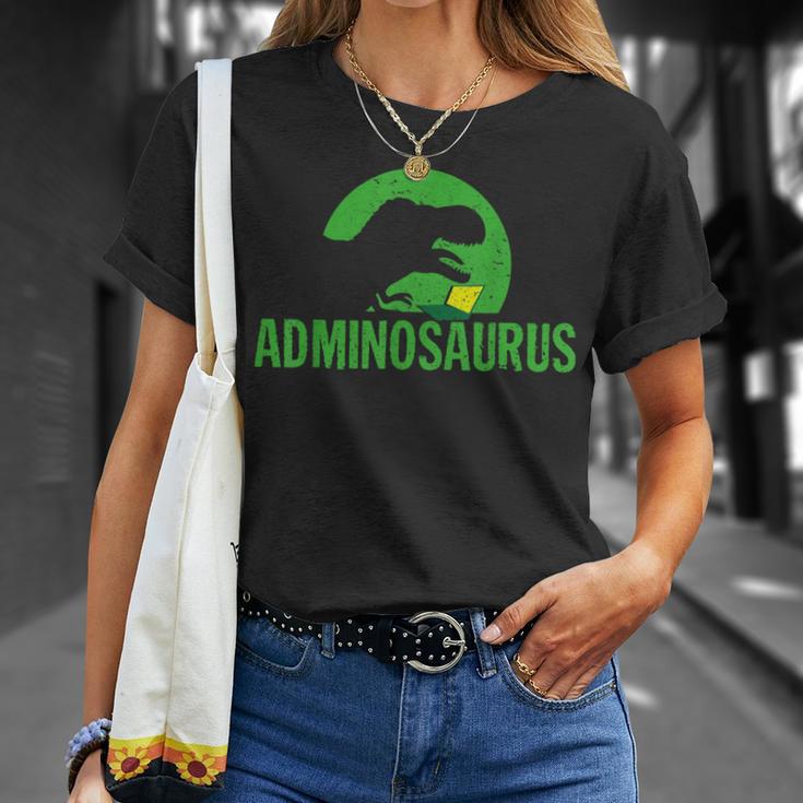 Adminosaurus Administrator It Informatician Nerd T-Shirt Geschenke für Sie