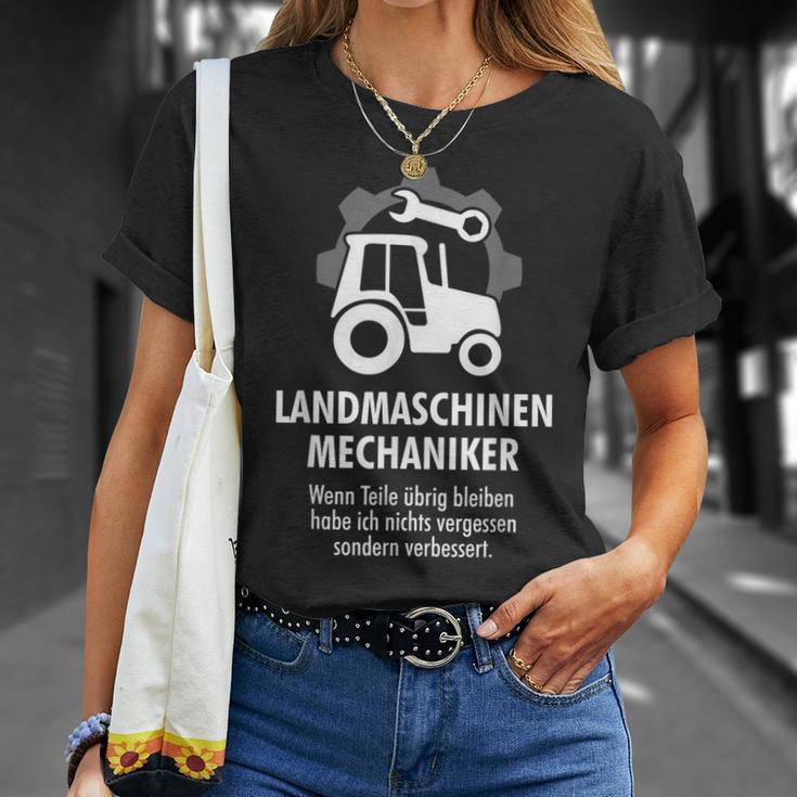 Agricultural Machinery Mechanic Tractor Farmer T-Shirt Geschenke für Sie