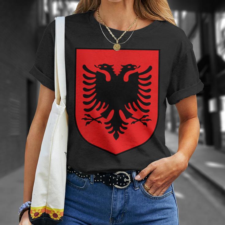 Albania Flag Alban Kosovo Albanian Shqiptar T-Shirt Geschenke für Sie