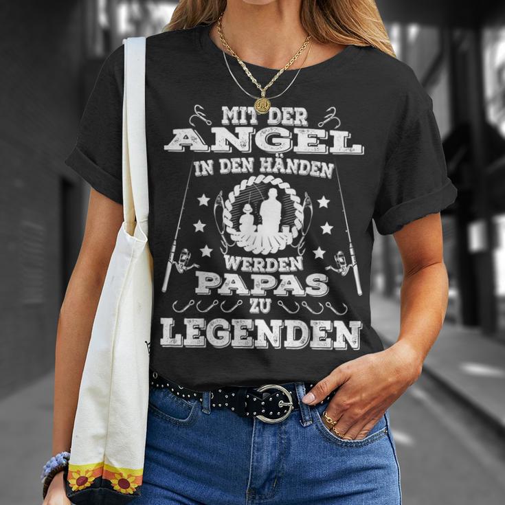 Angel Papa Sind Legends Angel Saying Angel Kings T-Shirt Geschenke für Sie