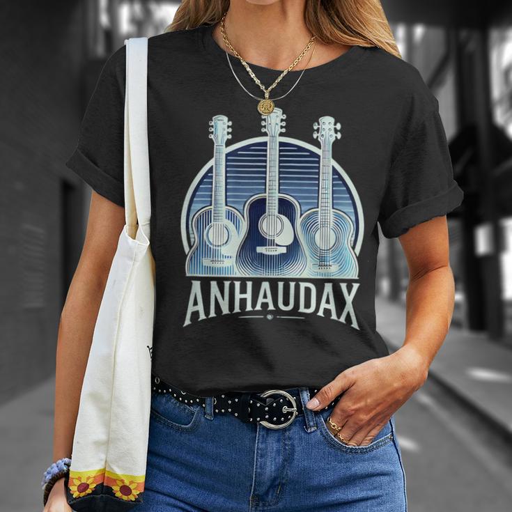 Anhaudax Guitar Bass T-Shirt Geschenke für Sie