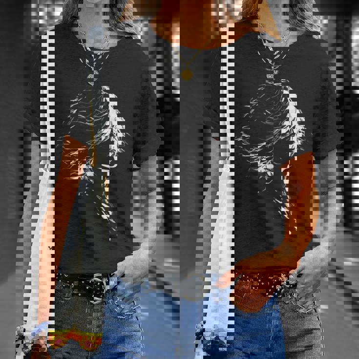 Anime Manga Gráfico Abstracto Arte Anime Camiseta unisex Regalos para ella