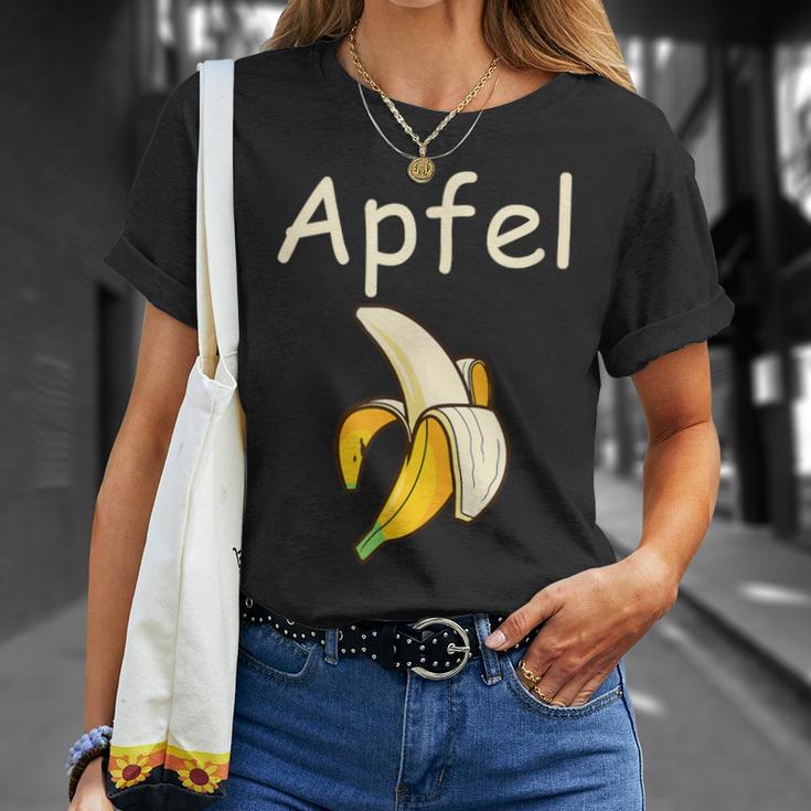 Apfel Banane Scherz Unsinn T-Shirt Geschenke für Sie