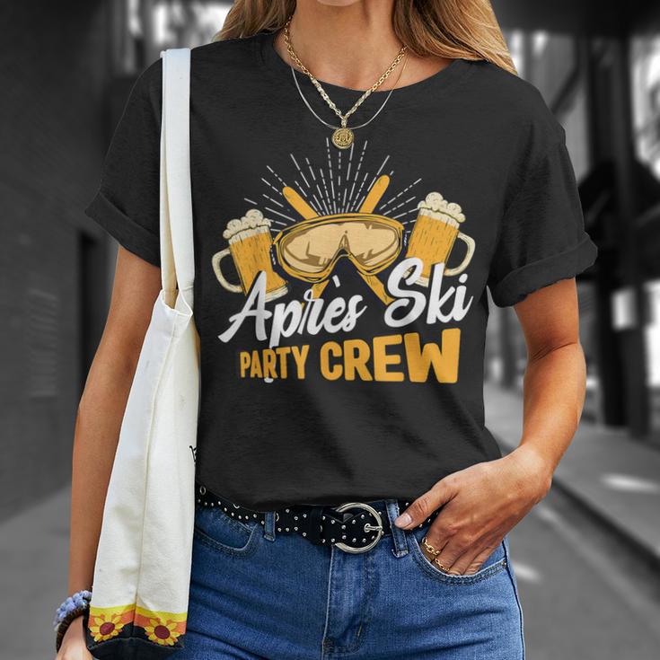 Après Ski Party Crew Saufen Apres Ski Winter Holiday T-Shirt Geschenke für Sie