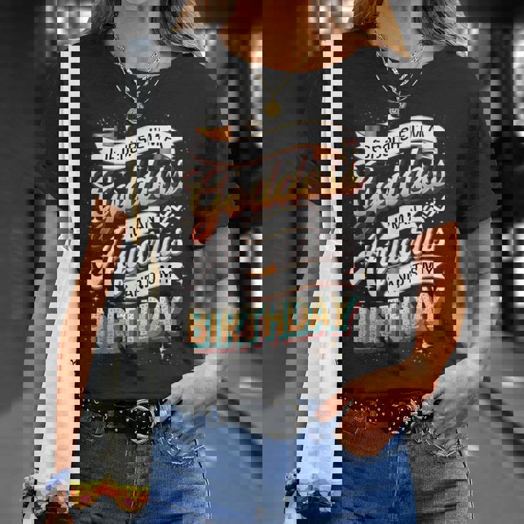 Aquarius Birthday Aquarius Goddess Queen Its My Birthday T-Shirt Gifts for Her