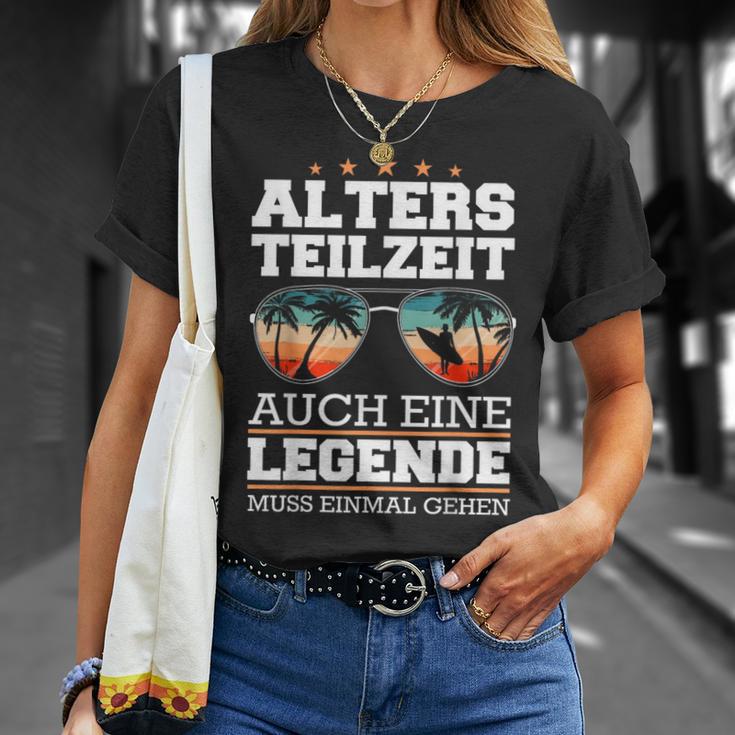 Atz Altersteilzeit Auch Eine Legende Muss Einmal Gehen T-Shirt Geschenke für Sie