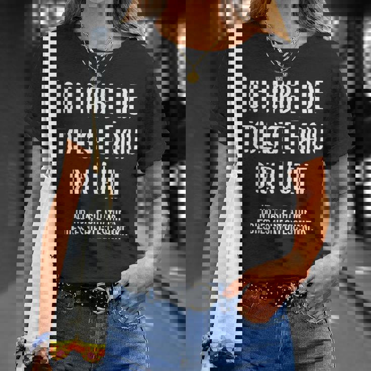 Beste Ehefrau Lustig Spruch Eheerheiratet Partner T-Shirt Geschenke für Sie