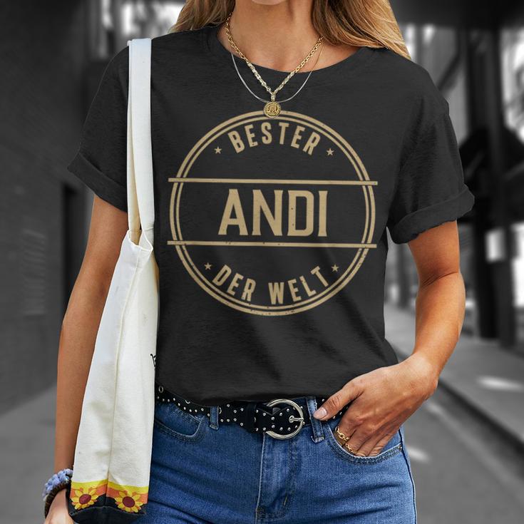 Bester Andi Der Welt Name T-Shirt Geschenke für Sie