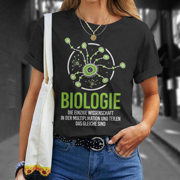 Biology Only Science Multiplication Share Biologist T-Shirt Geschenke für Sie