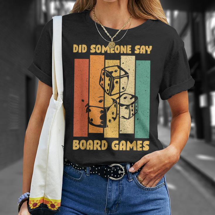 Board Game Evening Toy Figure Board Games T-Shirt Geschenke für Sie