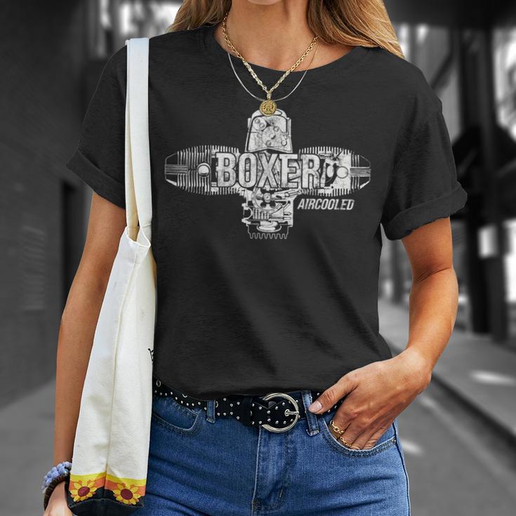 Boxer Aircooled R Series Twin Cylinder Boxer Engine Motorcycle T-Shirt Geschenke für Sie