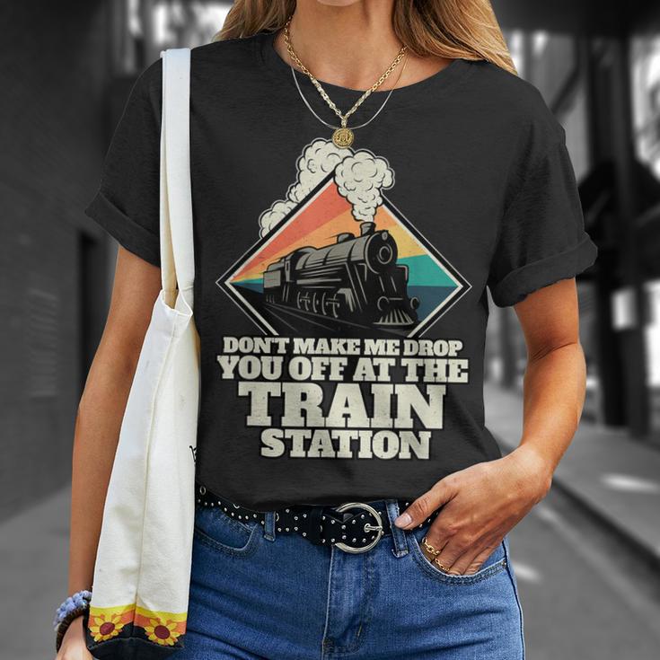 Bring Him Zum Bahnhof Train Yellowstone T-Shirt Geschenke für Sie