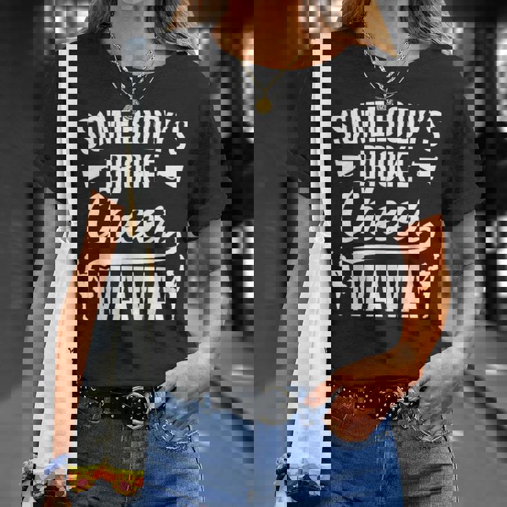 Broke Cheer Mama Cheer Mom Of A Cheerleader Mother T-Shirt Gifts for Her Broke Cheer Mama Cheer Mom Of A Cheerleader Mother T-Shirt Gifts for Her