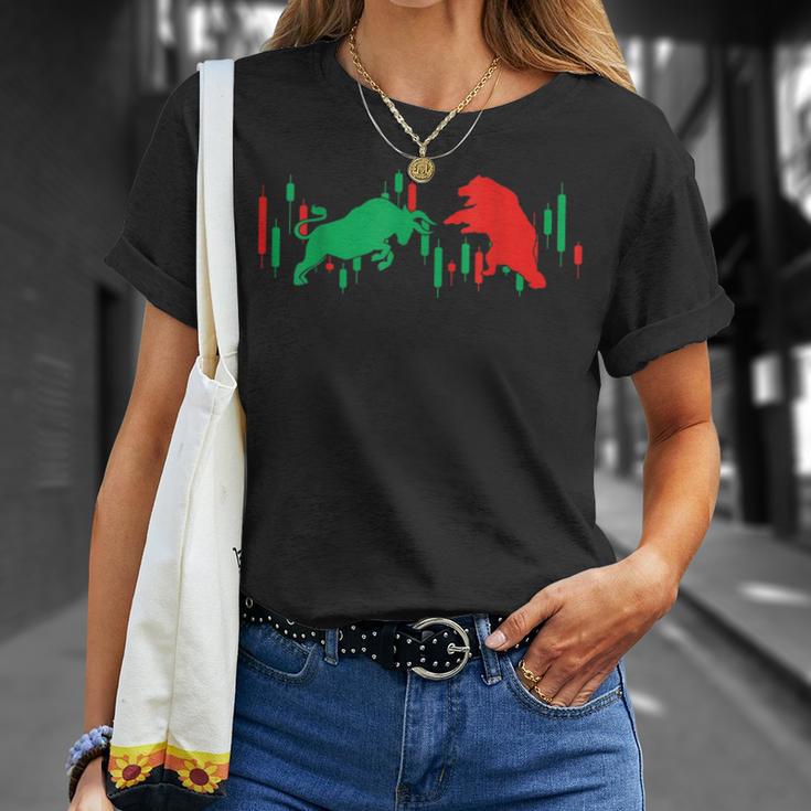 Bulls Bear Stock Exchange Investor Wall Street S T-Shirt Geschenke für Sie