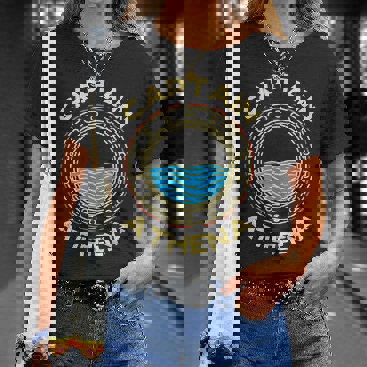 Capitaine Athena Prénom Personnalisé Surnom Personnalisé Drôle T-Shirt Cadeaux pour elle