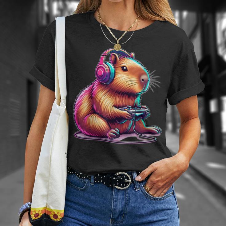 Capybara Gamer ideo Games Lovers T-Shirt Geschenke für Sie