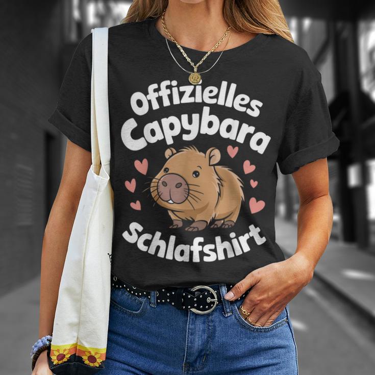 Capybara Official Capybara Sleep T-Shirt Geschenke für Sie