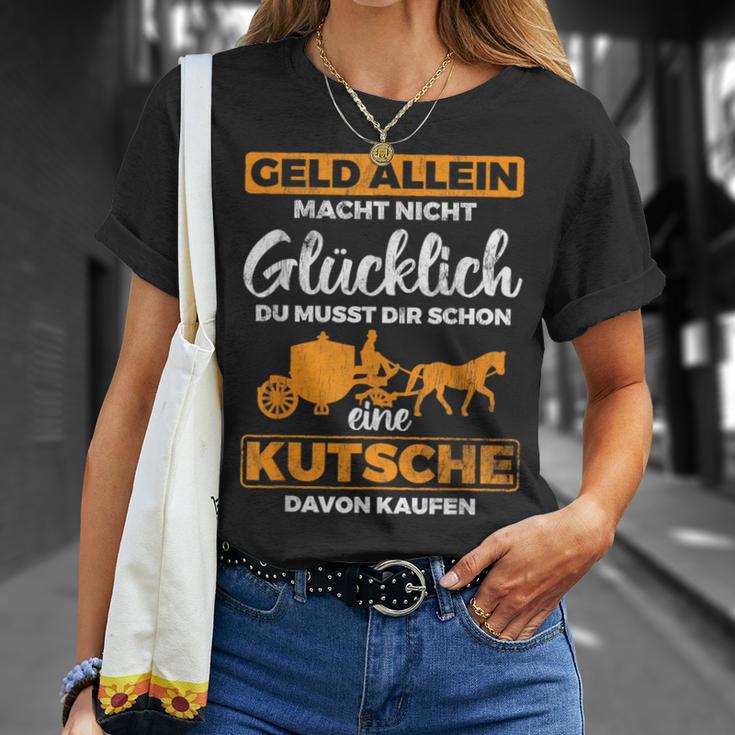 Carriage Make Happy Horse Carriage Coach T-Shirt Geschenke für Sie