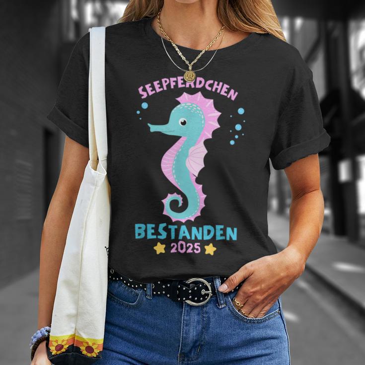 Children's Seahorse Passed Early Swimmer Badge 2025 T-Shirt Geschenke für Sie