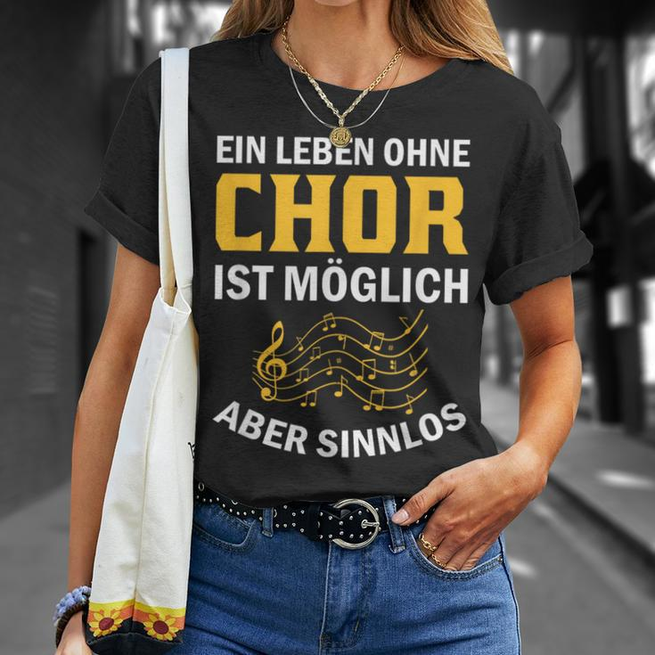 Choir Chor Ladder Choir Singerocal Chorprobe Singing T-Shirt Geschenke für Sie