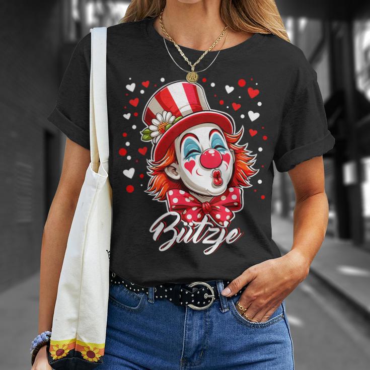 Cologne Carnival Kölsch Bützje Kölle Alaafeedel Clown T-Shirt Geschenke für Sie