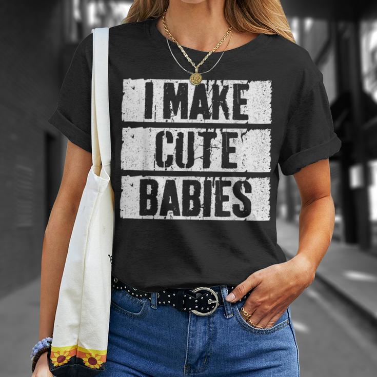 I Make Cute Babies Dad Mom S T-Shirt Geschenke für Sie