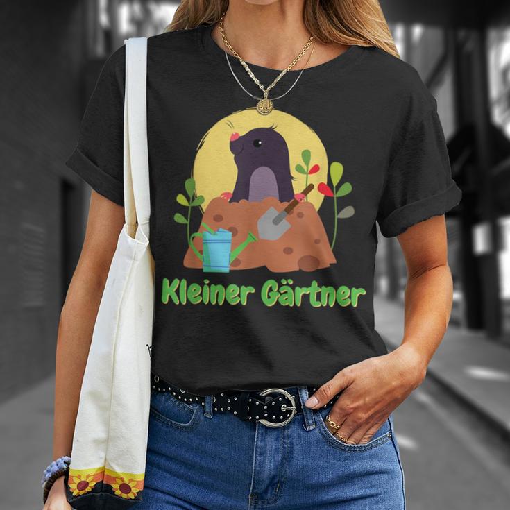 Cute Mole Little Gardener Children's Motif Gardening S T-Shirt Geschenke für Sie