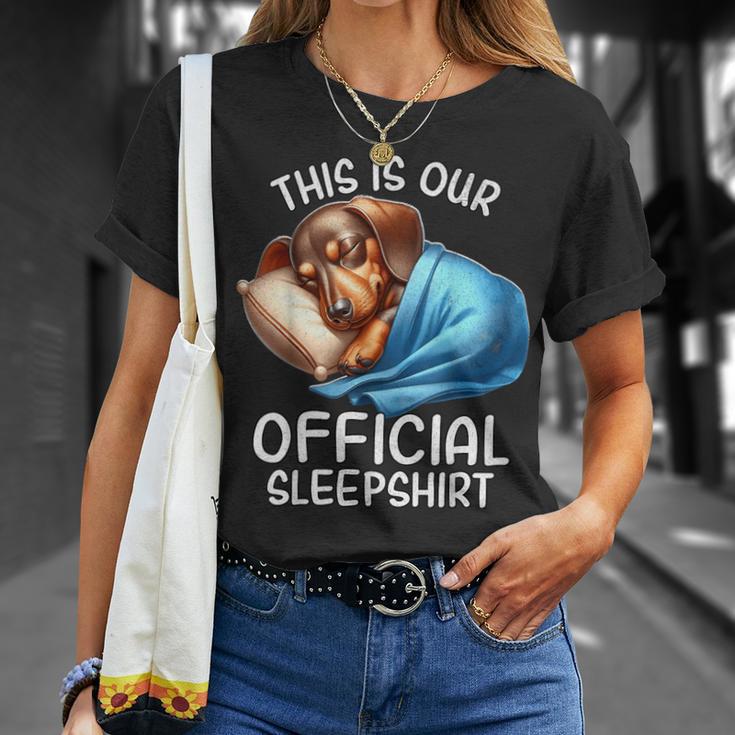 Dachshund Pyjamas Official Dachshund T-Shirt Geschenke für Sie