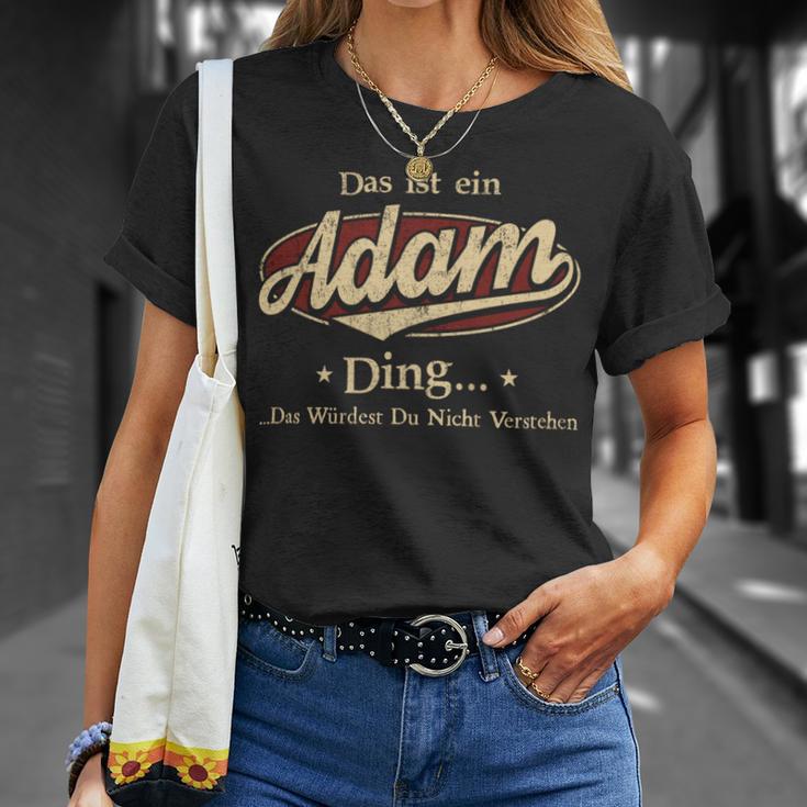 Das Ist Ein Adam Ding Das Würdest Du Nicht Verstehen Adam Name T-Shirt Geschenke für Sie