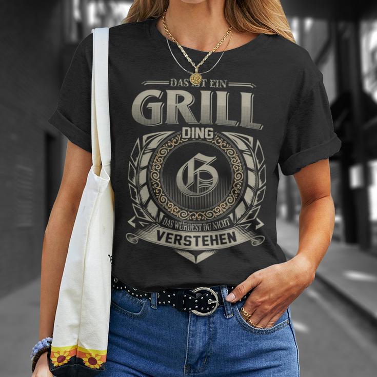 Das Ist Ein Grill Ding Grill Name T-Shirt Geschenke für Sie