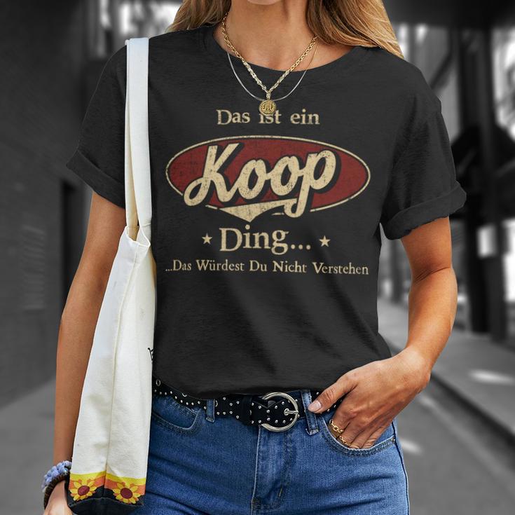 Das Ist Ein Koop Ding Das Würdest Du Nicht Verstehen Koop Name T-Shirt Geschenke für Sie