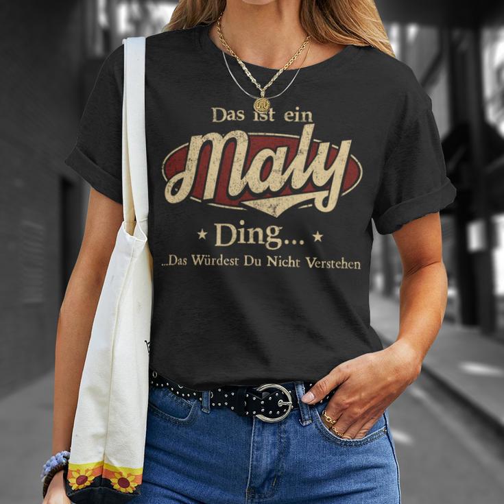 Das Ist Ein Maly Ding Das Würdest Du Nicht Verstehen Maly Name T-Shirt Geschenke für Sie