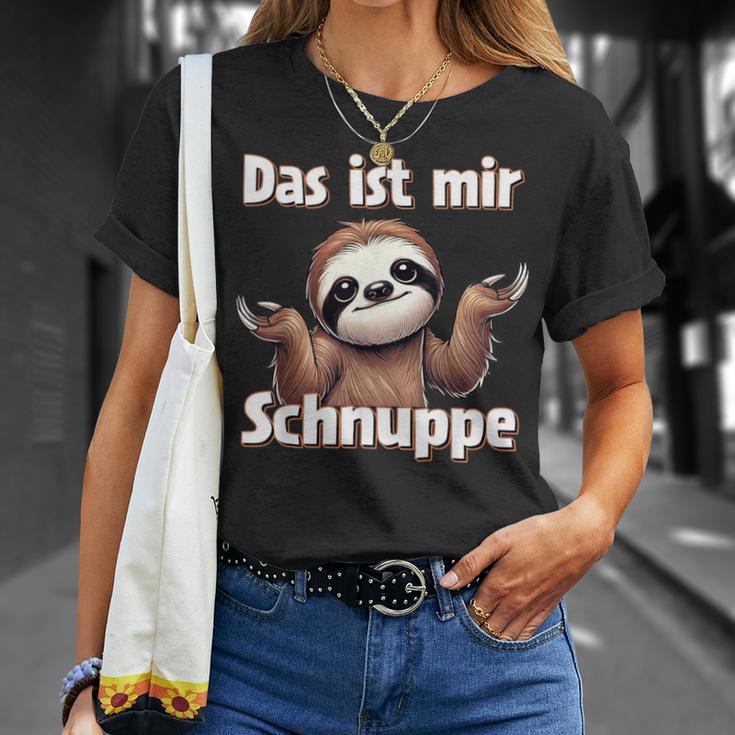 Das Ist Mir Schnuppe Sloth Motif With Sloth T-Shirt Geschenke für Sie