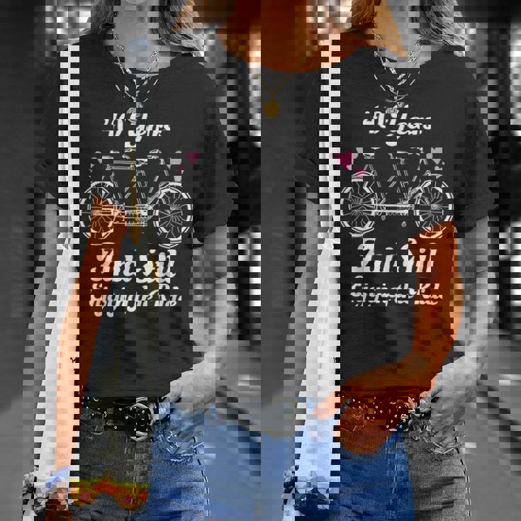 De Aniversario De Boda 40 Años Juntos Idea De Regalo Camiseta unisex Regalos para ella