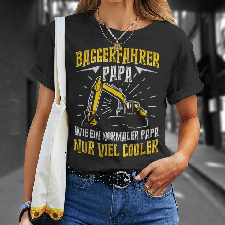 Digger Driver Dad Construction Machine Digger Driver Slogan T-Shirt Geschenke für Sie