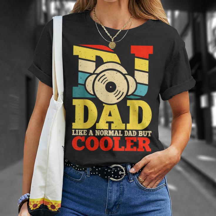 Dj Dad Like A Normal Dad But Cooler T-Shirt Geschenke für Sie