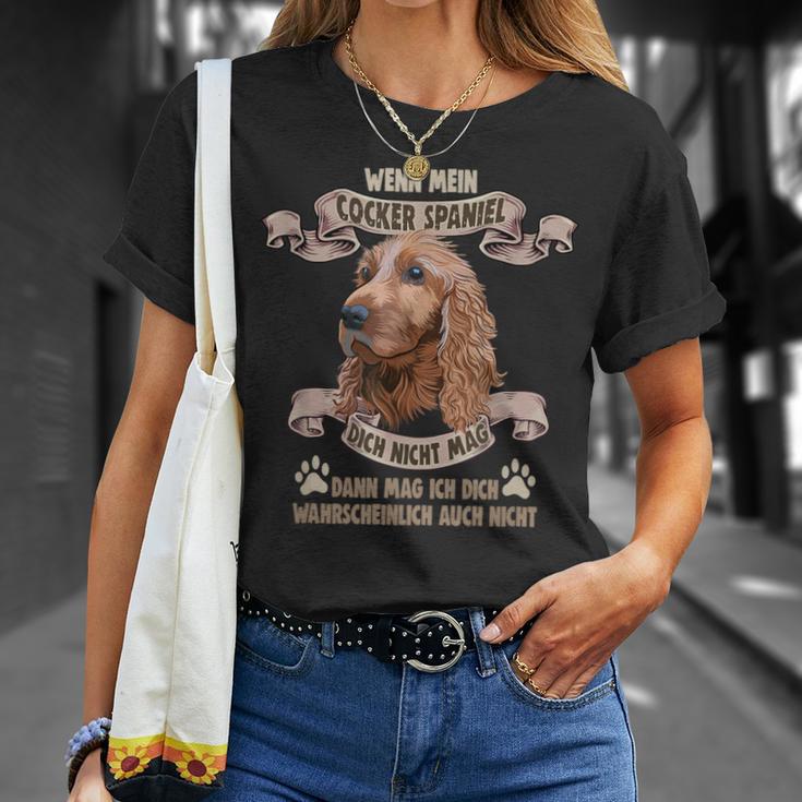 Dog Saying For Dog Lovers Cocker Spaniel T-Shirt Geschenke für Sie