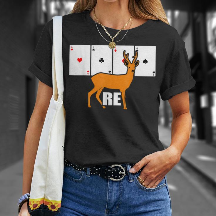 Double Head Card Game Re T-Shirt Geschenke für Sie