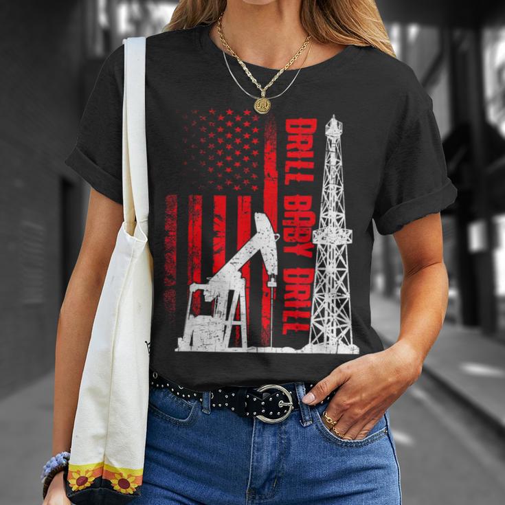 Drill Baby Drill Oil Field Worker T-Shirt Geschenke für Sie