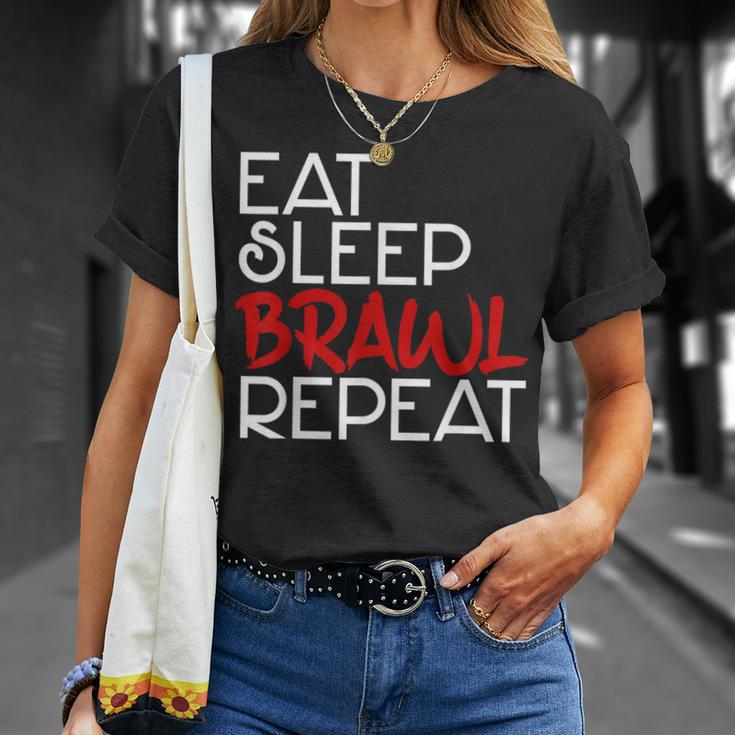 Eat Sleep Brawl Repeat Gamer Gamer Game Children's Star T-Shirt Geschenke für Sie