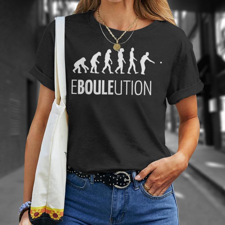 Ebouleution Evolution Boulspieler Idea T-Shirt Geschenke für Sie