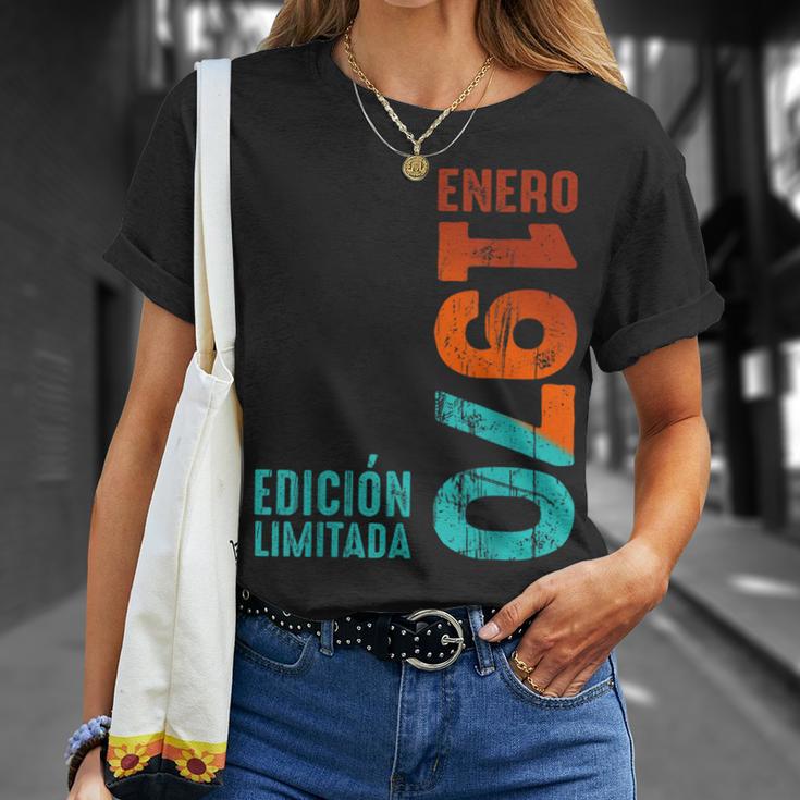 Edición Limitada De Enero De 1970 Cool Retro 1970Intage 1970 Camiseta unisex Regalos para ella