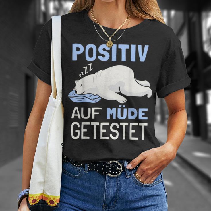 Eisbär Auf Positiv Müde Tested Sleep S T-Shirt Geschenke für Sie