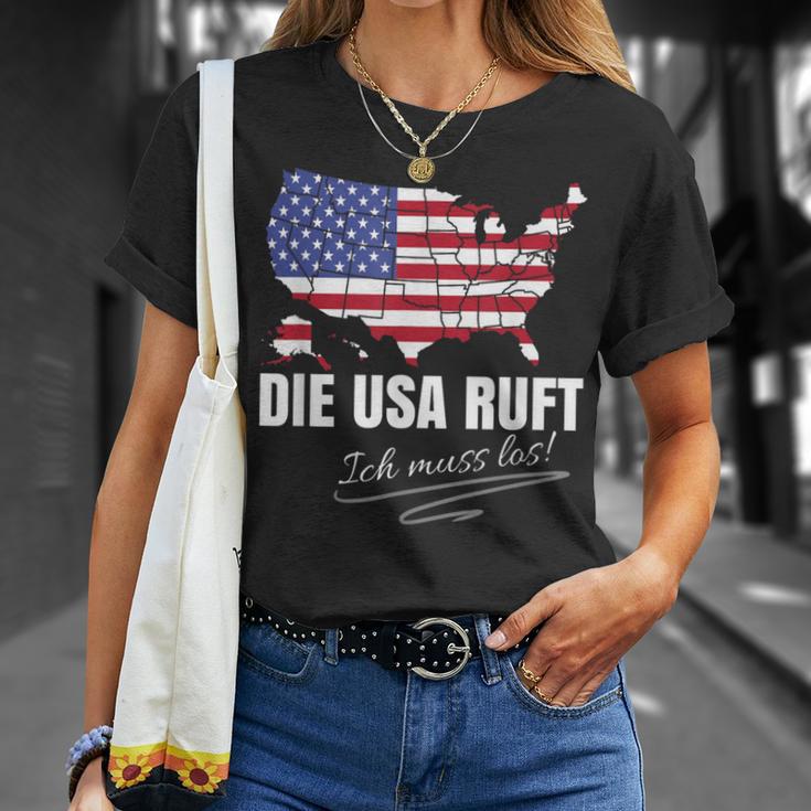 Emigration Usa Farewell Gadgets America Emigrant T-Shirt Geschenke für Sie