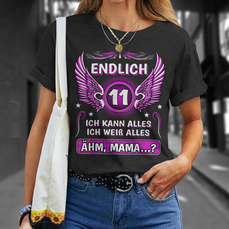 Endlich 11 Ähm Mama 11St Birthday Boy Girl Child S T-Shirt Geschenke für Sie