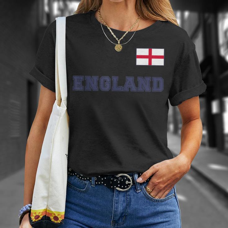 England With National Flag Flag On The Chest T-Shirt Geschenke für Sie