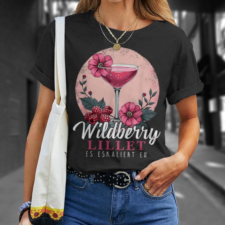 Es Eskaliert Eh Sommer Cocktail Party Wildberry Lillet Damen T-Shirt Geschenke für Sie