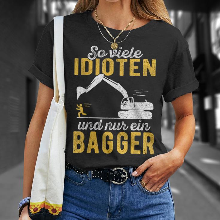 Excavator Driver Digger Guide Construction Worker Construction Nur Ein Digger T-Shirt Geschenke für Sie