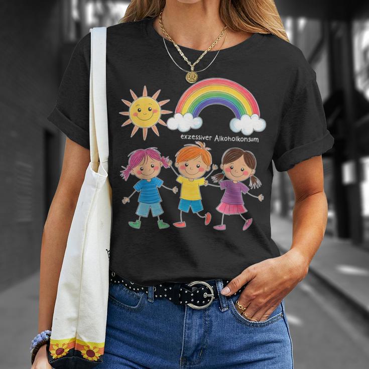 Excessive Alcohol Consumption X Children's Drawing T-Shirt Geschenke für Sie